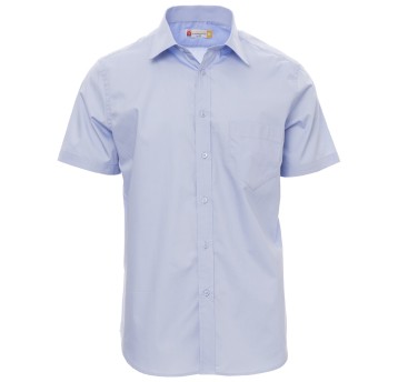 KOSZULA KRÓTKI RĘKAW SPRING - LAZUROWY