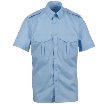 KOSZULA KRÓTKI RĘKAW VIRTUS - LAZUROWY