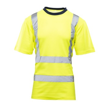 KOSZULKA BRIGHTON FLASH SIATKA BF-016 - ŻÓŁTY