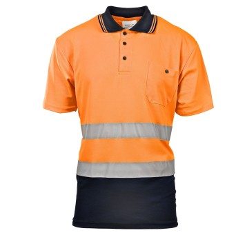 KOSZULKA POLO BRIXTON FLASH KAT. II - POMARAŃCZOWY