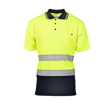 KOSZULKA POLO BRIXTON FLASH - POMARAŃCZOWY
