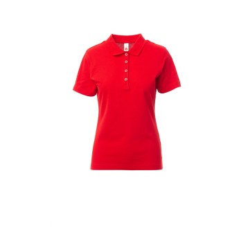 KOSZULKA POLO DAMSKA ROME LADY - CZERWONY