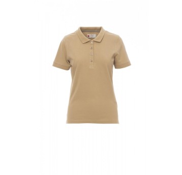 KOSZULKA POLO DAMSKA VENICE LADY - CIEPŁY BRĄZ
