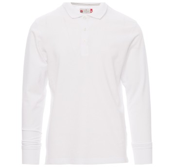 KOSZULKA POLO DŁUGI RĘKAW FLORENCE - BIAŁY