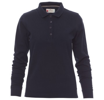 KOSZULKA POLO DŁUGI RĘKAW FLORENCE LADY - GRANATOWY