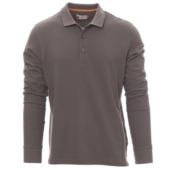 KOSZULKA POLO DŁUGI RĘKAW FLORENCE - ZADYMIONY