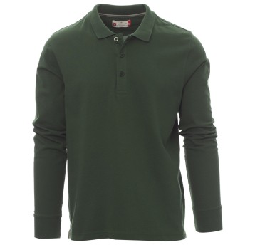 KOSZULKA POLO DŁUGI RĘKAW FLORENCE - ZIELONY