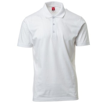 KOSZULKA POLO KRÓTKI RĘKAW AMALFI - BIAŁY