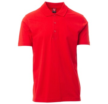 KOSZULKA POLO KRÓTKI RĘKAW AMALFI - CZERWONY