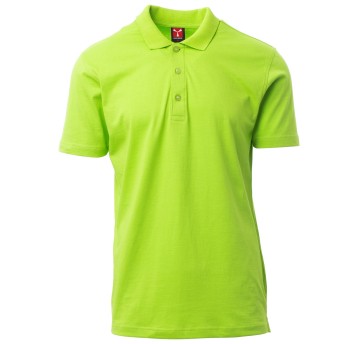 KOSZULKA POLO KRÓTKI RĘKAW AMALFI - JASKRAWOZIELONY