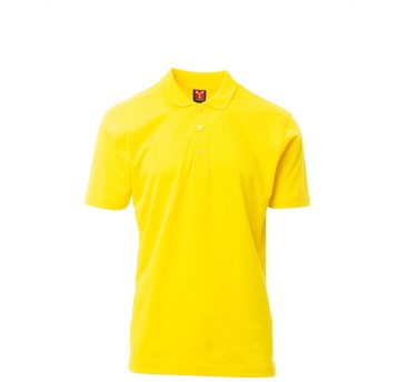 KOSZULKA POLO KRÓTKI RĘKAW AMALFI - ŻÓŁTA