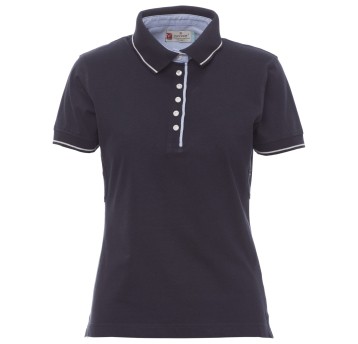 KOSZULKA POLO KRÓTKI RĘKAW LEEDS - GRANATOWY-BIAŁY
