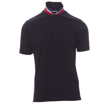 KOSZULKA POLO KRÓTKI RĘKAW NATION - GRANATOWY-FRANCJA