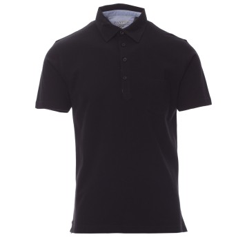 KOSZULKA POLO KRÓTKI RĘKAW PRESTIGE - CZARNY