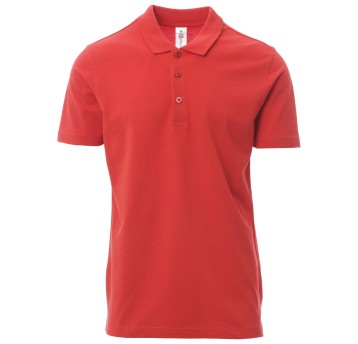 KOSZULKA POLO KRÓTKI RĘKAW ROME - CZERWONY
