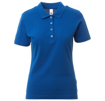 KOSZULKA POLO KRÓTKI RĘKAW ROME LADY - KRÓLEWSKI NIEBIESKI