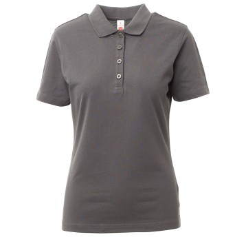 KOSZULKA POLO KRÓTKI RĘKAW ROME LADY - ZADYMIONY