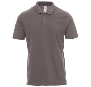 KOSZULKA POLO KRÓTKI RĘKAW ROME - ZADYMIONY