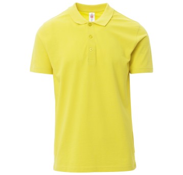 KOSZULKA POLO KRÓTKI RĘKAW ROME - ŻÓŁTA