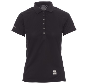 KOSZULKA POLO KRÓTKI RĘKAW TRAINING LADY - CZARNY