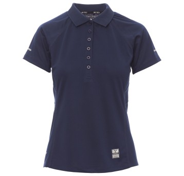 KOSZULKA POLO KRÓTKI RĘKAW TRAINING LADY - GRANATOWY