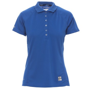 KOSZULKA POLO KRÓTKI RĘKAW TRAINING LADY - KRÓLEWSKI NIEBIESKI