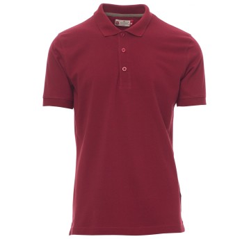 KOSZULKA POLO KRÓTKI RĘKAW VENICE - BORDOWY