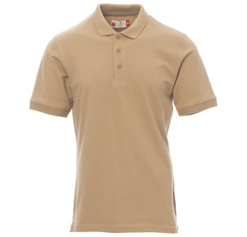 KOSZULKA POLO KRÓTKI RĘKAW VENICE - CIEPŁY BRĄZ