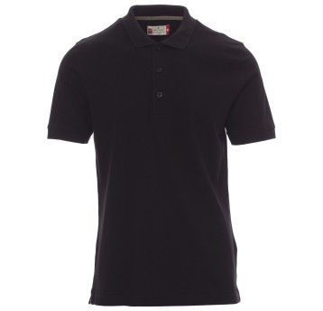 KOSZULKA POLO KRÓTKI RĘKAW VENICE - CZARNY