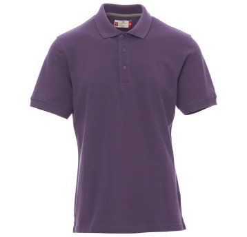 KOSZULKA POLO KRÓTKI RĘKAW VENICE - FIOLETOWO-INDYGOWY