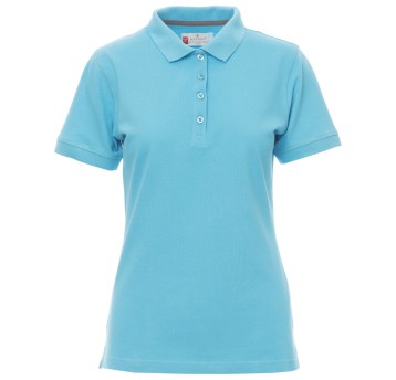 KOSZULKA POLO KRÓTKI RĘKAW VENICE LADY - BŁĘKIT TURKUSOWY