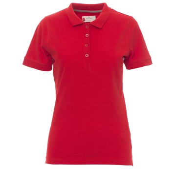 KOSZULKA POLO KRÓTKI RĘKAW VENICE LADY - CZERWONY