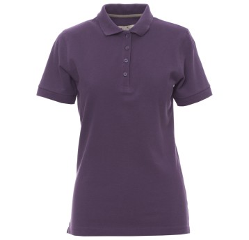 KOSZULKA POLO KRÓTKI RĘKAW VENICE LADY - FIOLETOWO-INDYGOWY