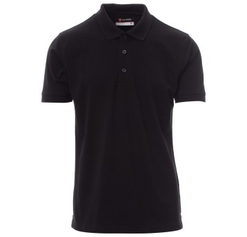 KOSZULKA POLO KRÓTKI RĘKAW VENICE PRO - CZARNY