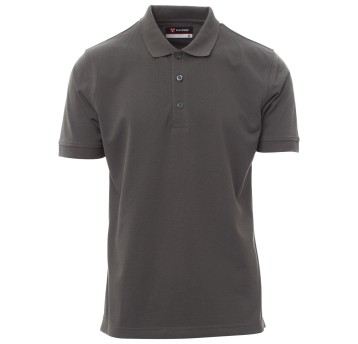 KOSZULKA POLO KRÓTKI RĘKAW VENICE PRO - ZADYMIONY