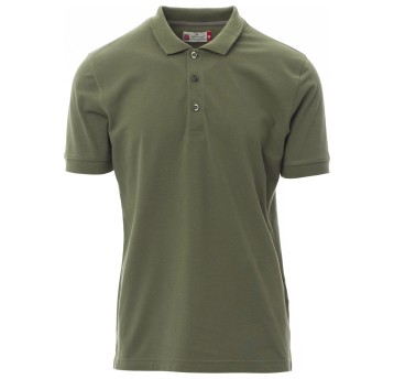 KOSZULKA POLO KRÓTKI RĘKAW VENICE - ZIELONY WOJSKOWY