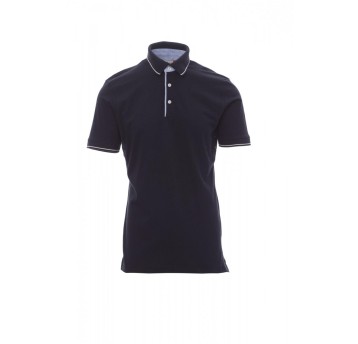 KOSZULKA POLO MĘSKA CAMBRIDGE - GRANATOWY/BIAŁY