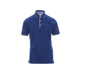 KOSZULKA POLO MĘSKA CAMBRIDGE - KRÓLEWSKI NIEBIESKI/BIAŁY