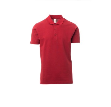 KOSZULKA POLO MĘSKA ROME - BORDOWY