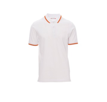KOSZULKA POLO MĘSKA SPAIN - BIAŁY