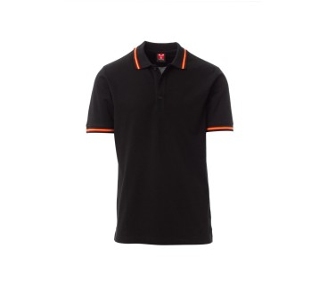 KOSZULKA POLO MĘSKA SPAIN - CZARNY