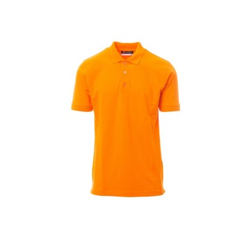 KOSZULKA POLO MĘSKA VENICE PRO - POMARAŃCZOWY