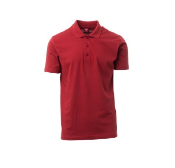 KOSZULKA POLO UNISEX AMALFI - BORDOWY
