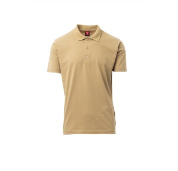 KOSZULKA POLO UNISEX AMALFI - CIEPŁY BRĄZ