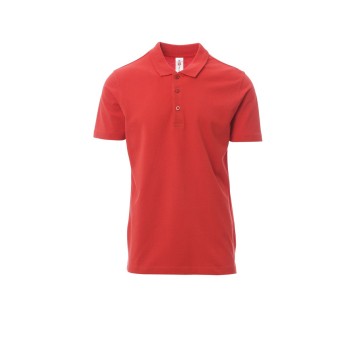 KOSZULKA POLO UNISEX AMALFI - CZERWONY