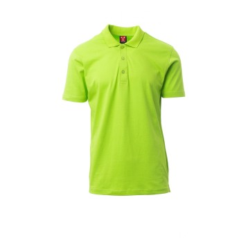 KOSZULKA POLO UNISEX AMALFI - JASKRAWOZIELONY