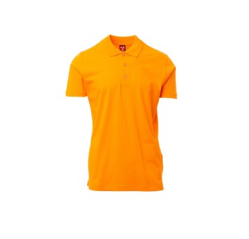 KOSZULKA POLO UNISEX AMALFI - POMARAŃCZOWY