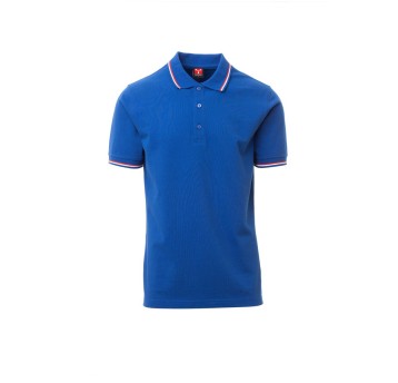 KOSZULKA POLO UNISEX FRANCE - KRÓLEWSKI NIEBIESKI