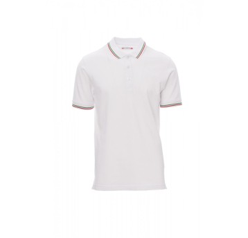 KOSZULKA POLO UNISEX ITALIA - BIAŁY