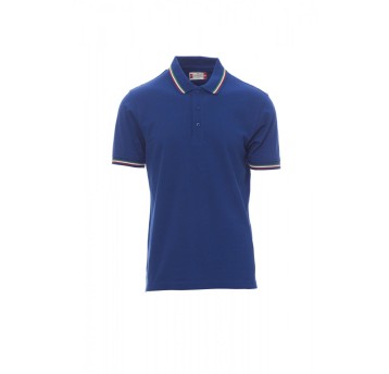 KOSZULKA POLO UNISEX ITALIA - KRÓLEWSKI NIEBIESKI